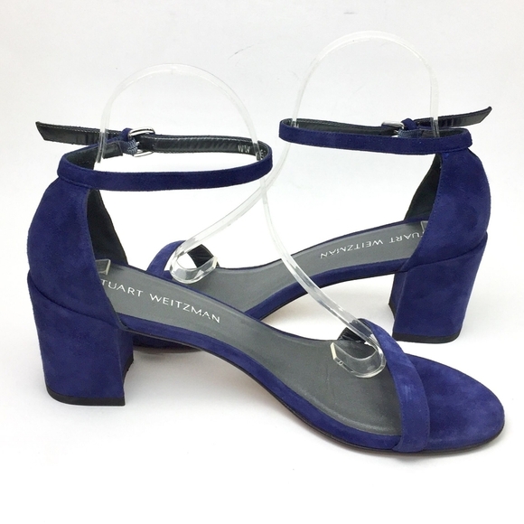 STUART WEITZMAN Simple Ankle Strap Sandal sz 9 - Picture 4 of 13